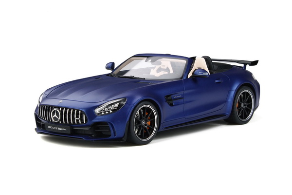 Модель 1:18 Mercedes-AMG GT-R Roadster - matt blue