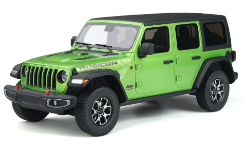 Модель 1:18 Jeep Wrangler Rubicon - green