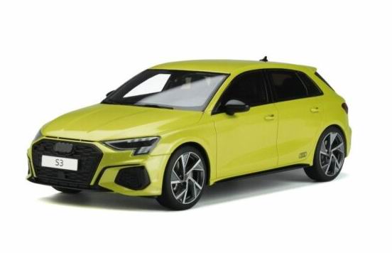 Модель 1:18 Audi New S3 Sportback 2020 Yellow