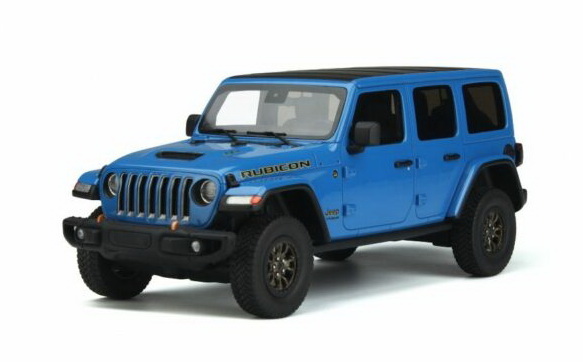 Модель 1:18 Jeep Wrangler Rubicon 392 2021 - Blue