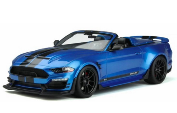 Модель 1:18 Shelby Ford Mustang Super Snake Speedster - blue met/black (L.E.999pcs)