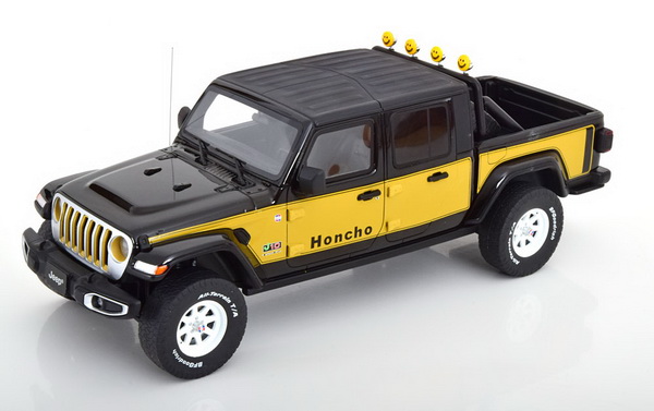 Модель 1:18 Jeep Gladiator Honcho - 2020 - Black/Beige
