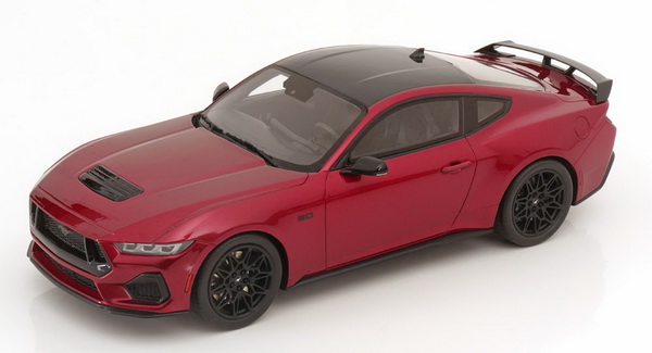 Модель 1:18 ord Mustang GT - 2024 - Red met.