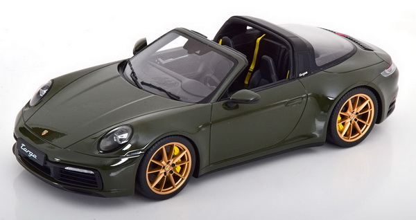 Модель 1:18 Porsche 911 (992) Targa 4S - 2020 - Dark Green