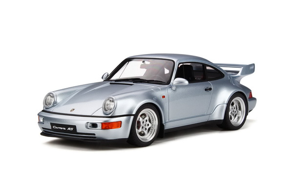 porsche 911 (964) carrera rs 3.8 - silver GT735 Модель 1:18