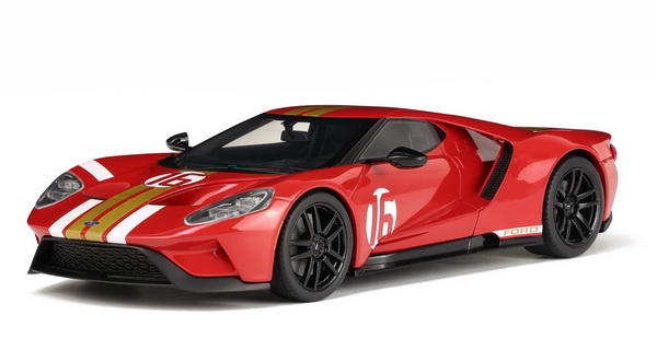 Ford GT Heritage Edition 2022 - red/gold GT883 Модель 1:18