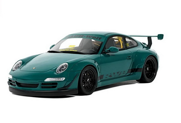 Модель 1:18 Porsche 911/997 RWB Syunkashuto - 2021 - Green Hell