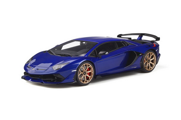 Модель 1:18 Lamborghini Aventador SVJ - met.blue
