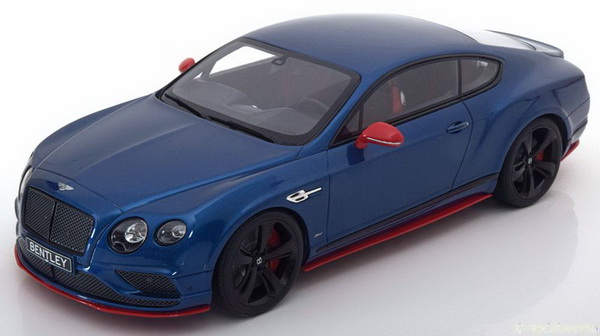 Модель 1:18 Bentley Continenal GT Special Black Edition - dark blue