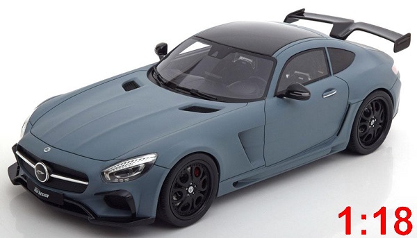 Модель 1:18 Mercedes-AMG GT FAB Design - matt-grey/black (L.E.600pcs for Kyosho Japan)