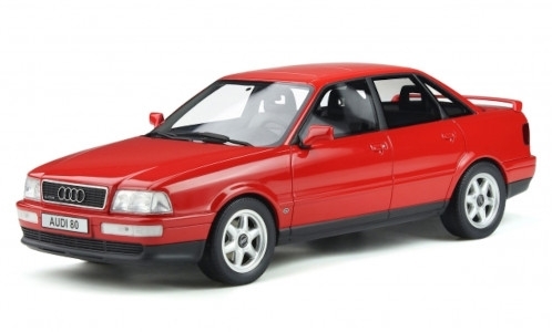Модель 1:18 Audi 80 quattro Competition - red 1994