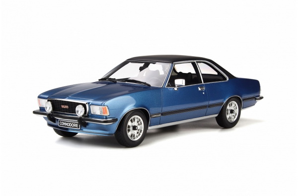 Модель 1:18 Opel Commodore B GS/E - met. blue/black 1977