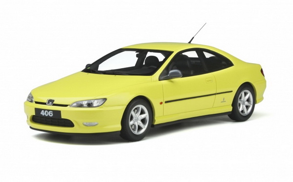 Модель 1:18 Peugeot 406 Ph.1 Coupe V6 - yellow