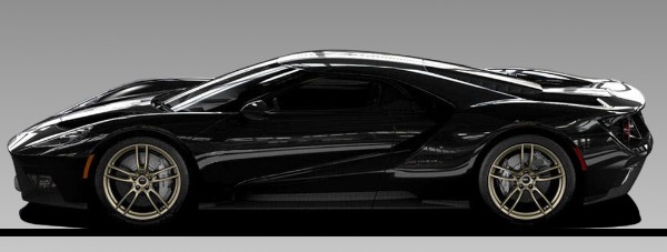 Модель 1:18 Ford GT #2 - black/silver stripes