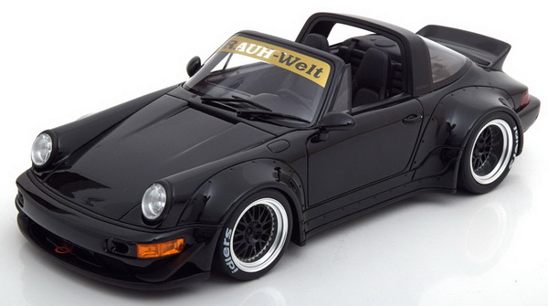 Модель 1:18 Porsche 911 (964) RWB targa - black