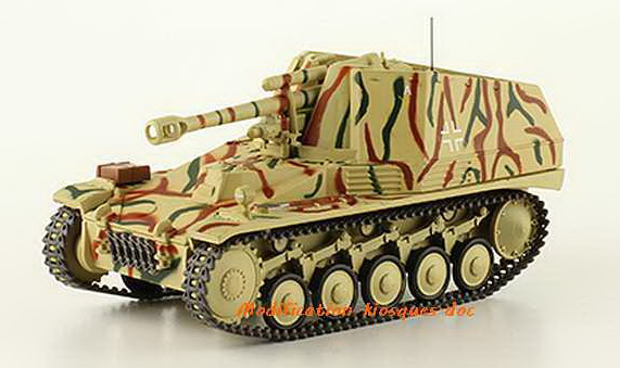 pz.kpfw.ii (sf) sd.kfz. 124 “wespe" 9.panzerdiv. n - серия «chars de combat de la seconde guerre mondiale» №95 (с журналом) M2611-95 Модель 1:43