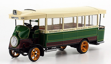 Модель 1:43 Schneider H - Paris -France (1916) - серия «Autobus et autocars du Monde» №107 (без журналом)