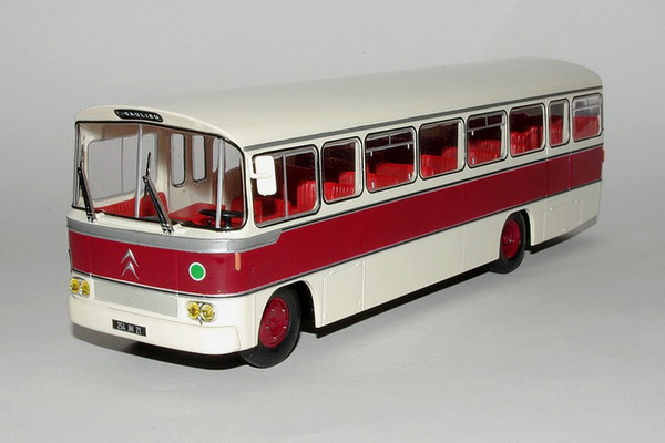 citroen type 60 heuliez 1962 - серия «autobus et autocars du monde» №65 (с журналом) M3438-65 Модель 1:43