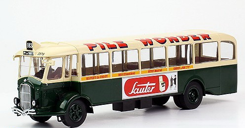 panhard k63d - ratp paris - 1939 - серия «autobus et autocars du monde» №72 (с журналом) M3438-72 Модель 1:43