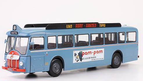 Модель 1:43 Somua OP5-3S CTS Strasbourg - France - серия «Autobus et autocars du Monde» №77 (с журналом)
