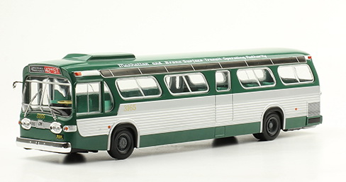 Модель 1:43 GM New Look «Fishbowl» New-York Bus Service - USA - серия «Autobus et autocars du Monde» №96 (без журнала)
