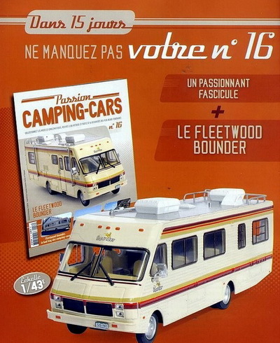 Модель 1:43 Fleetwood Bounder 1986 - серия «Collection Camping-Cars» №16 (с журналом)