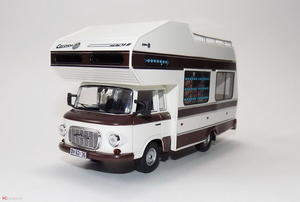 Модель 1:43 Barkas B1000 Le Caravan - серия «Collection Camping-Cars» №20 (с журналом)