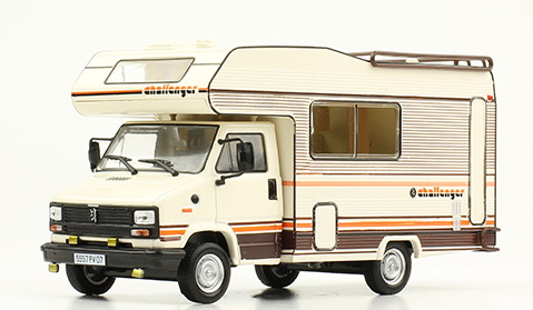 Модель 1:43 Peugeot J5 GRUAU CHALLENGER 340 - серия «Collection Camping-Cars» №42 (с журналом)