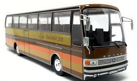 Модель 1:43 Setra S215 HD - серия «Autobus et autocars du Monde» №46 (с журналом)