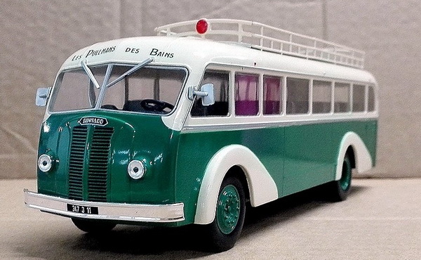 Модель 1:43 Panhard Movic IE24 1948-53 - серия «Autobus et autocars du Monde» №50 (без журналоа)