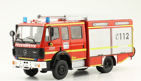 lf 16/12 ziegler-mercedes armé par les pompiers volontaires de la ville de kaufbeuren en bavière M6799-109 Модель 1:43
