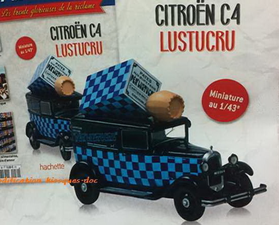 Модель 1:43 Citroen C4 «Lustucru» - серия «Véhicules Publicitaires» №30 (с журналом)