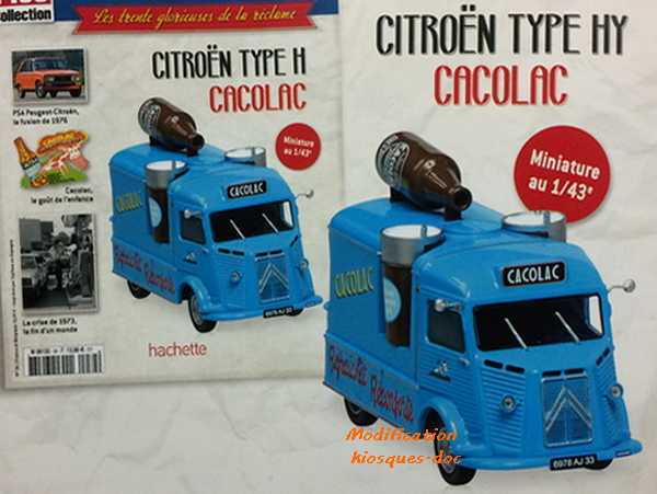 Модель 1:43 Citroen Type HY «Cacolac» - серия «Véhicules Publicitaires» №34 (с журналом)
