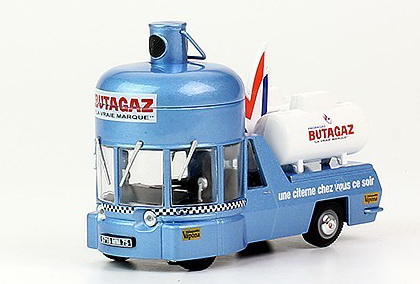 Модель 1:43 Simca 1000 «Butagaz» - серия «Véhicules Publicitaires» №54 (с журналом)