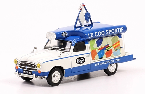 peugeot 403 break "le coq sportif" - серия «véhicules publicitaires» №63 (с журналом) M8132-63 Модель 1:43