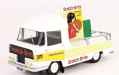 citroen type hy «scotch-brite 3m» - серия «véhicules publicitaires» №64 (с журналом) M8132-64 Модель 1:43