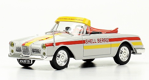 Модель 1:43 Facel-Vega Facellia cabrio «Shell-Berre» - серия «Véhicules Publicitaires» №72 (с журналом)