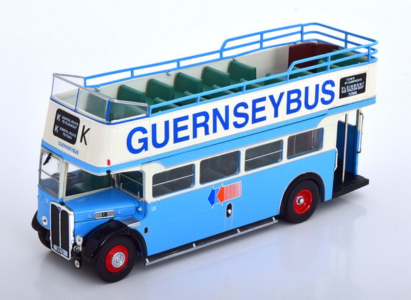 Модель 1:43 AEC Regent III «Guerneseybus» - серия «Autobus et autocars du Monde» №82 (без журнала)
