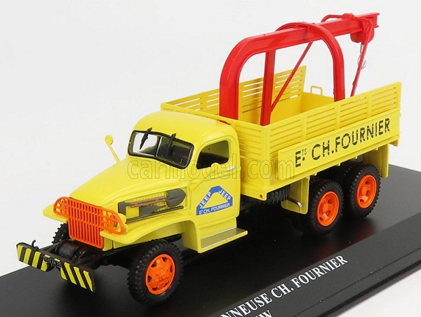 Модель 1:43 GMC CCKW Ch.Fournier Crane Gru 1960 (Yellow Red)