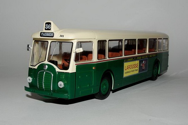 Модель 1:43 Somua OP5-3 (RATP Paris) - серия «Autobus et autocars du Monde» №12 (без журнала)