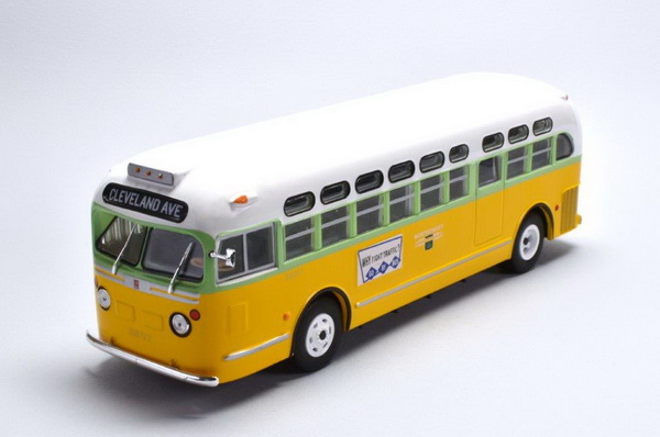gm tdh-3610 "rosa parks" 1955 - серия «autobus et autocars du monde» (без журнала) BC022 Модель 1:43