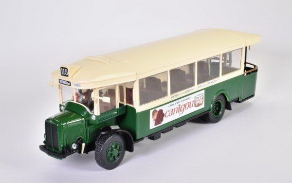 автобус renault tn6-c2 france 1934 green/beige BC029 Модель 1:43
