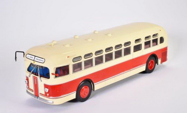 автобус 154 СССР 1946 - red/beige BC035 Модель 1:43