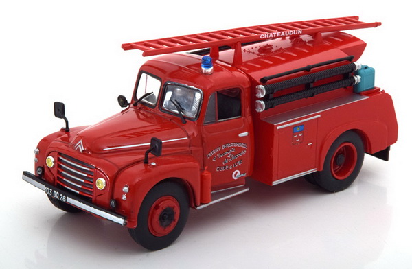 Модель 1:43 Citroen 46 CD Camion-citerne d'incendie Drouville (без журнала)
