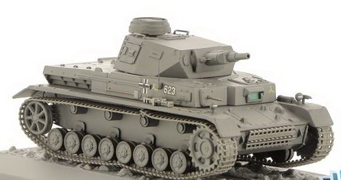 Модель 1:43 PZ.KPFW. IV Ausf.D (SD.KFZ.161) Allemagne - серия «Chars de Combat de la Seconde Guerre Mondiale» №102 (с журналом)