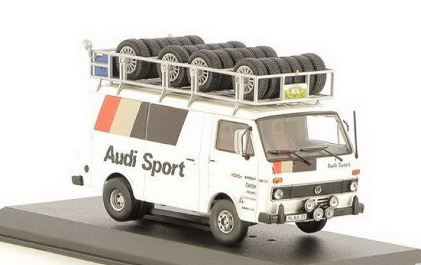 Модель 1:43 Volkswagen LT - Team Audi Sport - серия «Véhicule d'assistance rallye 1/43» №9 (без журнала)