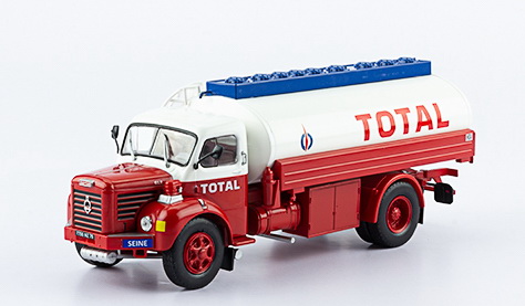 Модель 1:43 Berliet GLR 8 M2 Citerne «Total» - серия «Les Camions Berliet» №81 (с журналом)