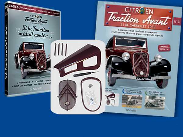 citroen traction avant 11 bl cabrio construisez la mythique - №1 (с журналом) M5135-01 Модель 1:8