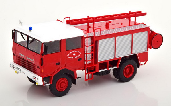 Модель 1:43 Berliet GDB 4x4 Service Dincendie Feuerwehr Schweiz (без журнала)