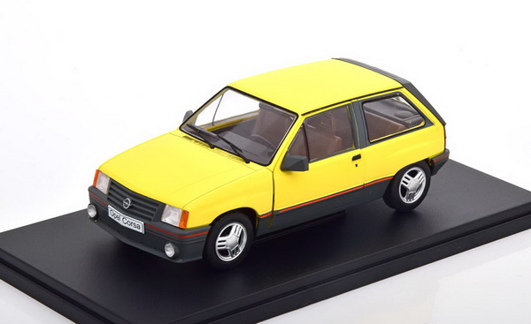 Opel Corsa A 1.3 SR 1983 - Yellow/grey OPEL-24017 Модель 1:24
